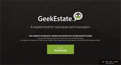 Desktop Screenshot of geekestate.com