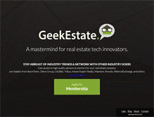 Tablet Screenshot of geekestate.com